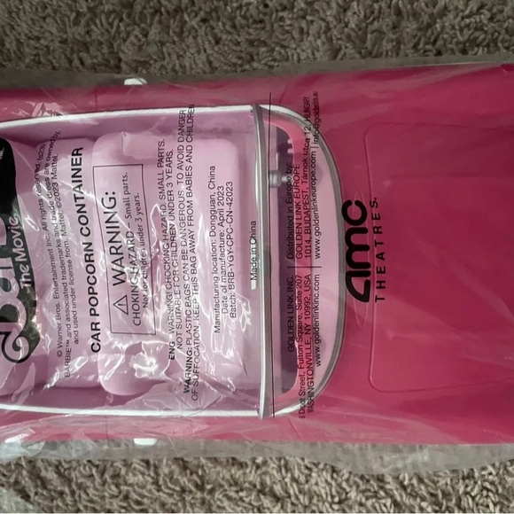 NEW AMC Barbie car popcorn holder and doll - Picture 3 of 4